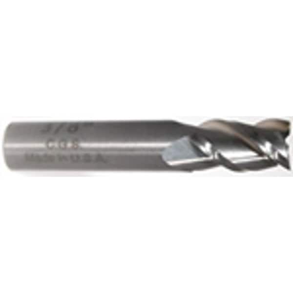Cgs Tool 3Fl 45 Deg Stub End Mill 3/16"Dia 3/8"Loc 2"Oal W/Altin Coating 230-1875-ALTiN - main
